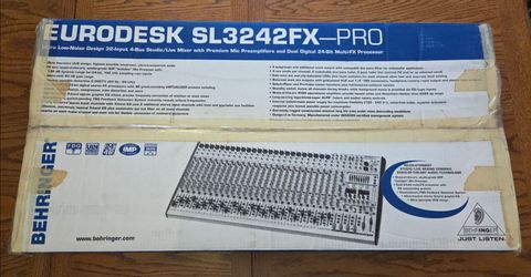 Behringer Eurodesk SL3242Fx-Pro Studio Mixer