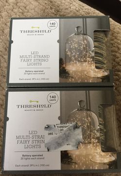PACK OF 2 THRESHOLD FAIRY LIGHTS FROM TARGET-NEW