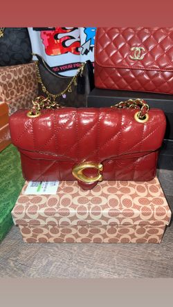 Red Coach Bag