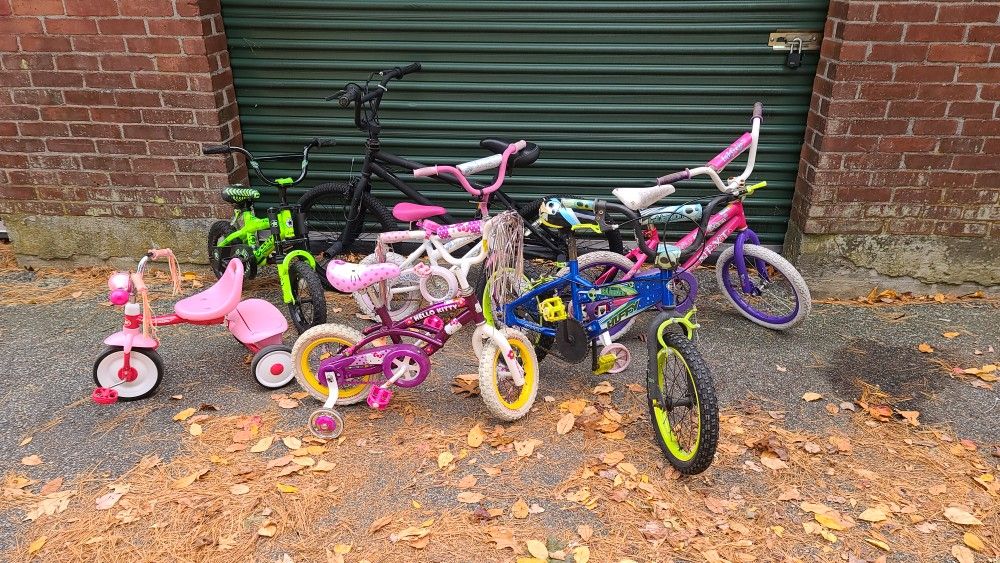 Christmas special Kids bikes. $20 each. OTHER BIKES AVAILABLE.