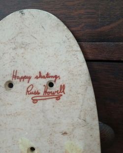 Vintage Skateboard Russell Howell for Sale in Huntington