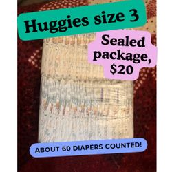 Huggies Little Movers Size 3