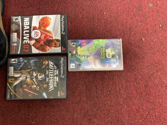 3 video games 1 in the wrong case (nba)