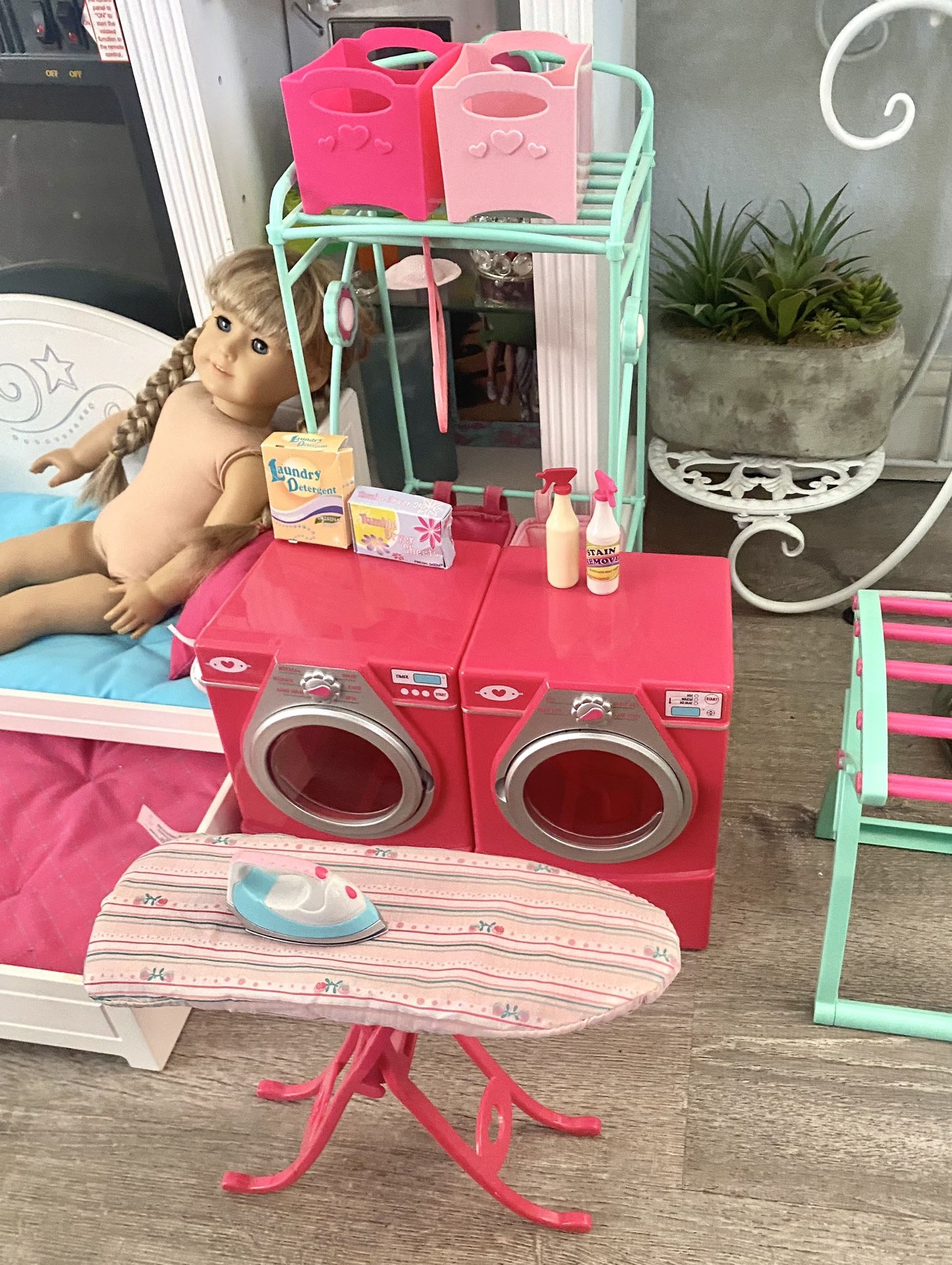 American Girl Doll 18" our generation furniture lot girls play kitchen