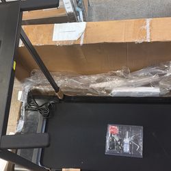 Walking Pad with Handle Bar, 3.5HP Electric Portable Walking Pad Treadmill with Handles, 0.6-10MPH Running Treadmill with Handles for Home Small, 400L