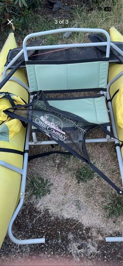 Pontoon fishing raft