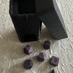 D&D Dice set and dice tower