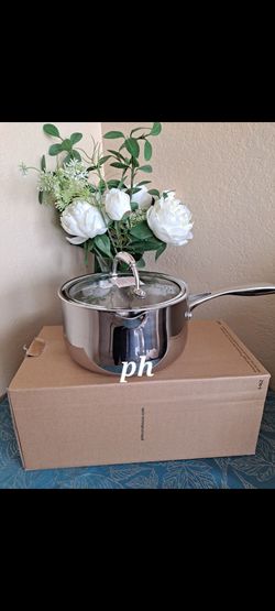 OLLA DE 2 QT DE ACERO INOXIDABLE TRI PLY PRINCESS HOUSE CON TAPA COLADORA 🌷 ⚘️