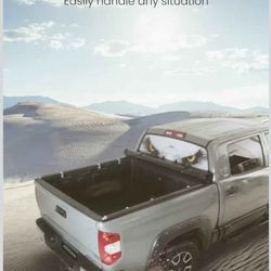 Soft Roll Up Tonneau Cover for Chevy Silverado/GMC Sierra 6.5ft Pickup Truck Bed