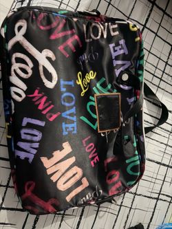 Victoria's Secret PINK Love Print Duffle Bag
