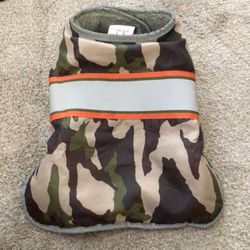 Nylon Fleece Dog Jacket With Reflector 