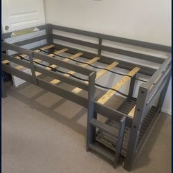 Twin loft bed frame