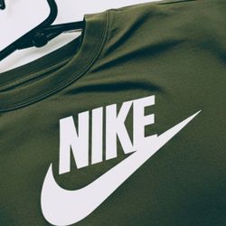 Nike Girls Pullover Tunic Green  Logo