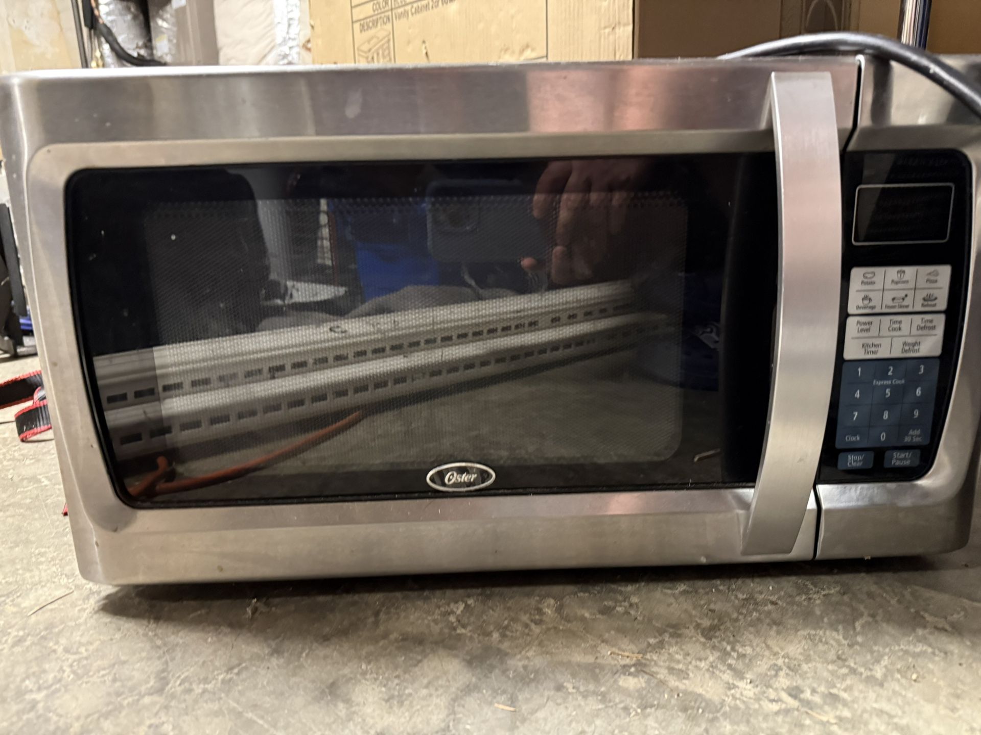 Oscar Stainless Steel Microwave