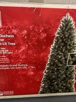 Two 9 Ft Christmas Tree