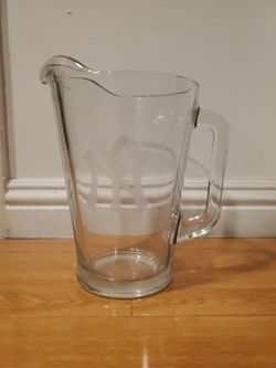 Yankee glass pitcher