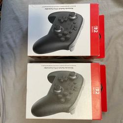 2x) Nintendo Switch 2 Pro Controllers - Brand New Unopened