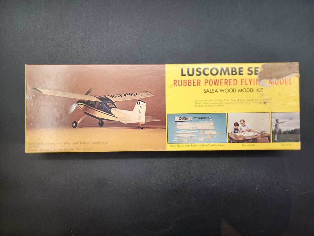 Vintage Luscombe Sedan Rubber Powered Flying Model