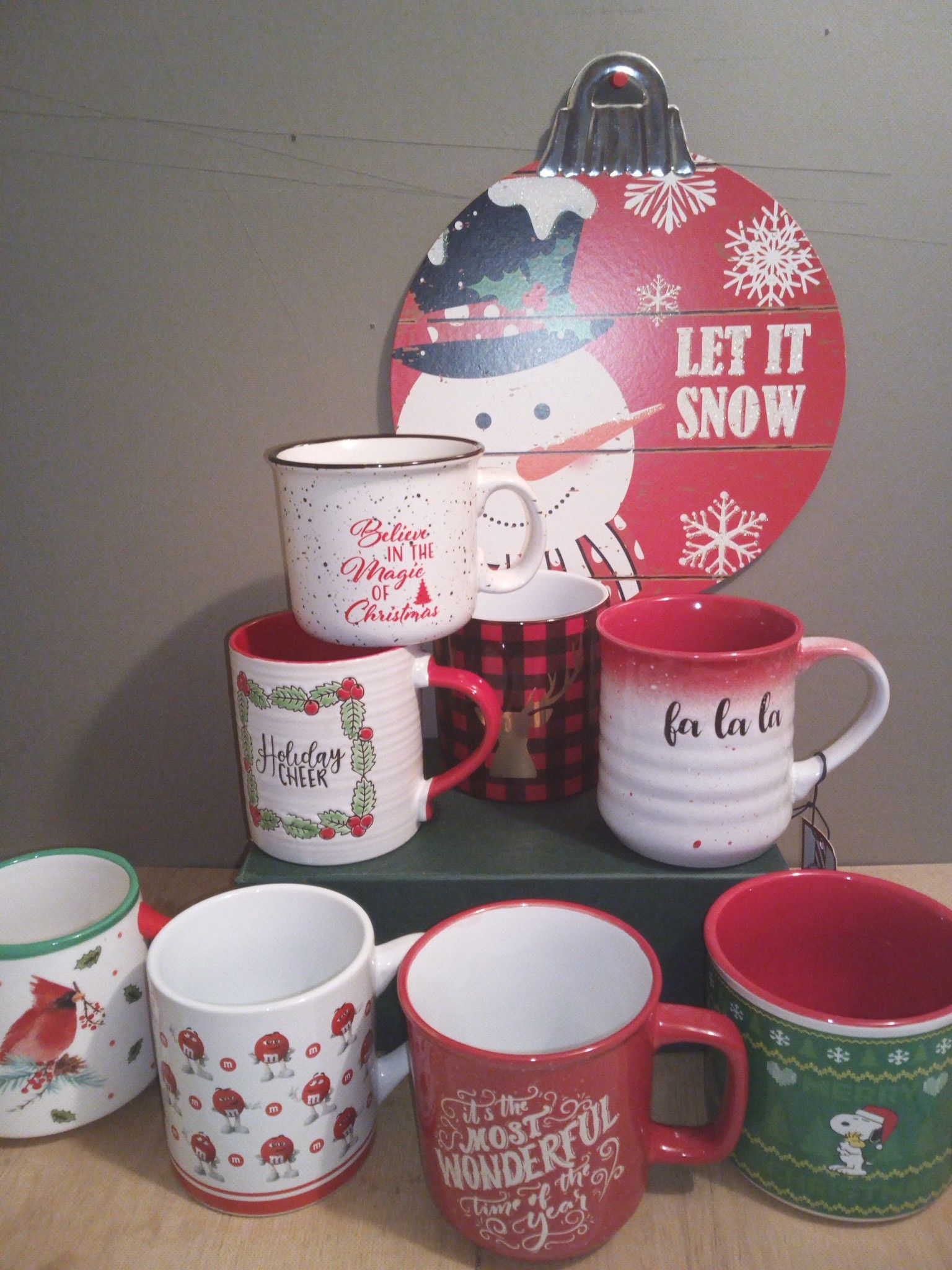 Christmas mugs $4.00 each