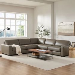 Aiden & Ivy Furniture Tayler Leather Sectional $1799.99