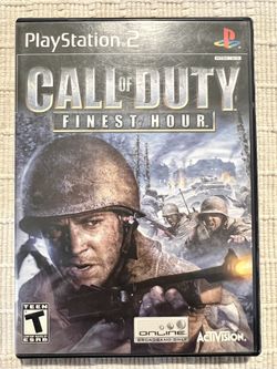 Call of Duty: Finest Hour (Sony PlayStation 2, 2004) PS2 CIB Complete!!!