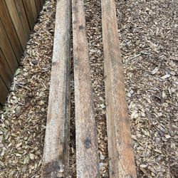 Pressure Treated Post Used 3 Total 