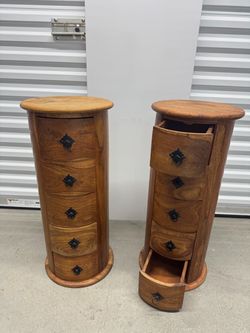 Unique end tables/ nightstands