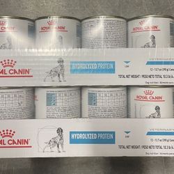 Royal Canin Vet Diet Adult Hydrolyzed Protein Loaf Wet Dog Food 13.7oz Can, Case of 24