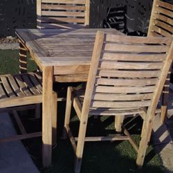 Teak Patio Set
