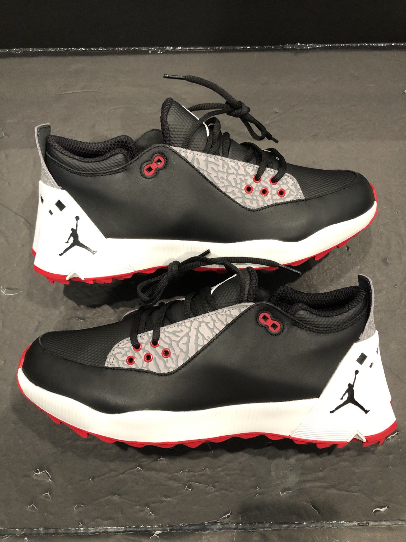 Nike Air Jordan ADG 2 “Black Cement” Golf Shoes Size 11 for Sale
