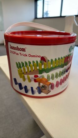 Jamohom 200 Pcs Trick Domino Set 