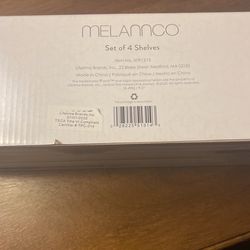 MELANNCO Floating Wall Shelves (White) (set Of 4) Thumbnail
