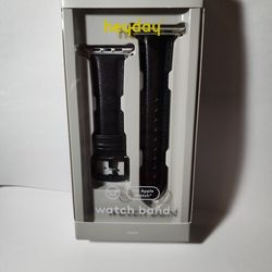 $7.00.   Apple Watch band Faux Leather Black 42-49mm