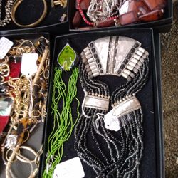 Bags And Trays Of  Elegant Jewelry 