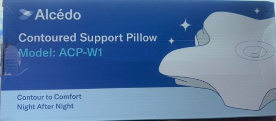 Contoured support pillow