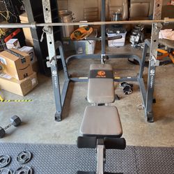 Weights Bar And Bench Rack Not Included Selling ASAP