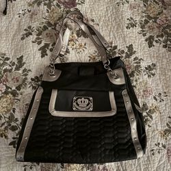 Kathy Van Zeeland black silver big (shoulder bag)