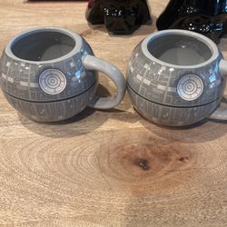 2 Death Star Mugs