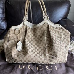 Vintage Large Gucci Sukey Tote 