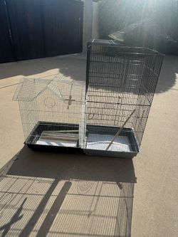 Custom Bird Cage + Accessories
