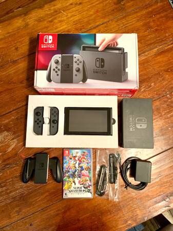First Edition Nintendo Switch Console With Bundle