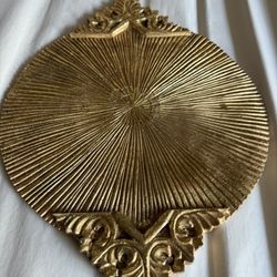 Gold Tray For Decor Or Packaging