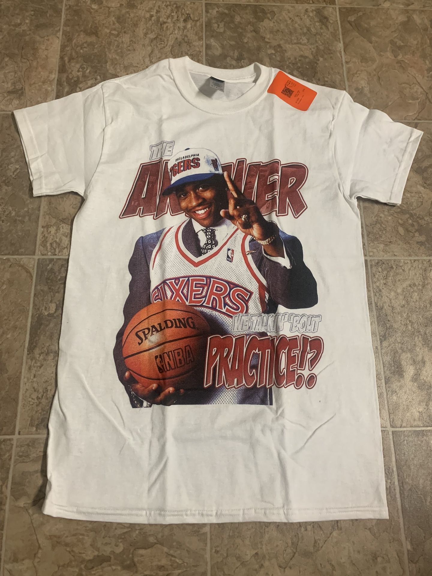 Brand New Allen iverson “The Answer” Graphic Tee