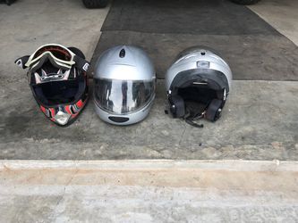Riding helmets!