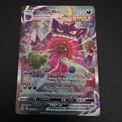 Rare Pokémon Gengar VMax Card