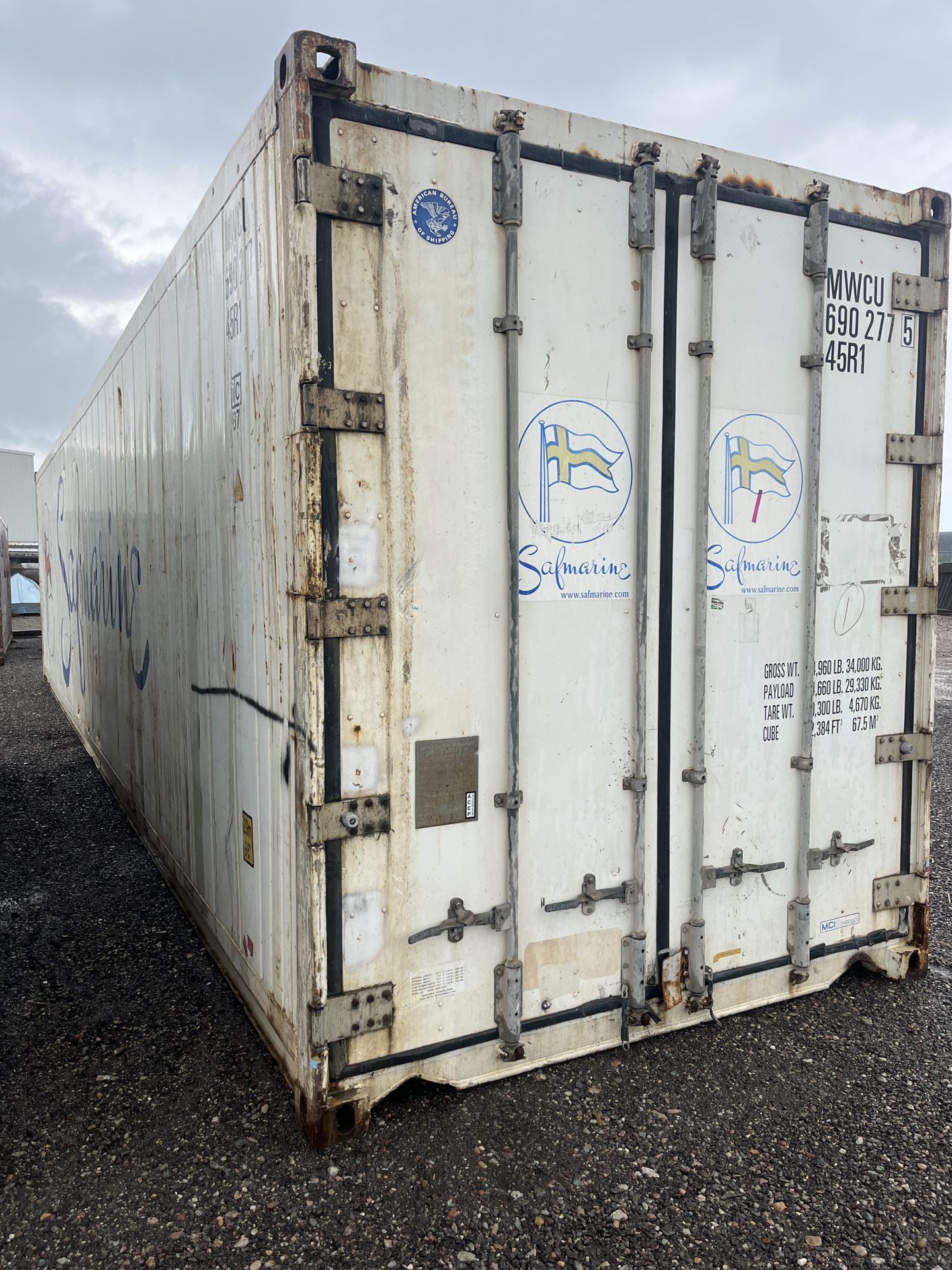 40hc Non Working Reefer (insulated Unit)