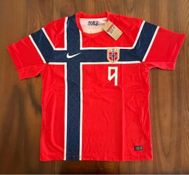 World Cup 2026  Jersey - Erling Haaland - Home Red Norway Jersey - Multiple sizes available