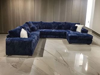 Blue Sectional 