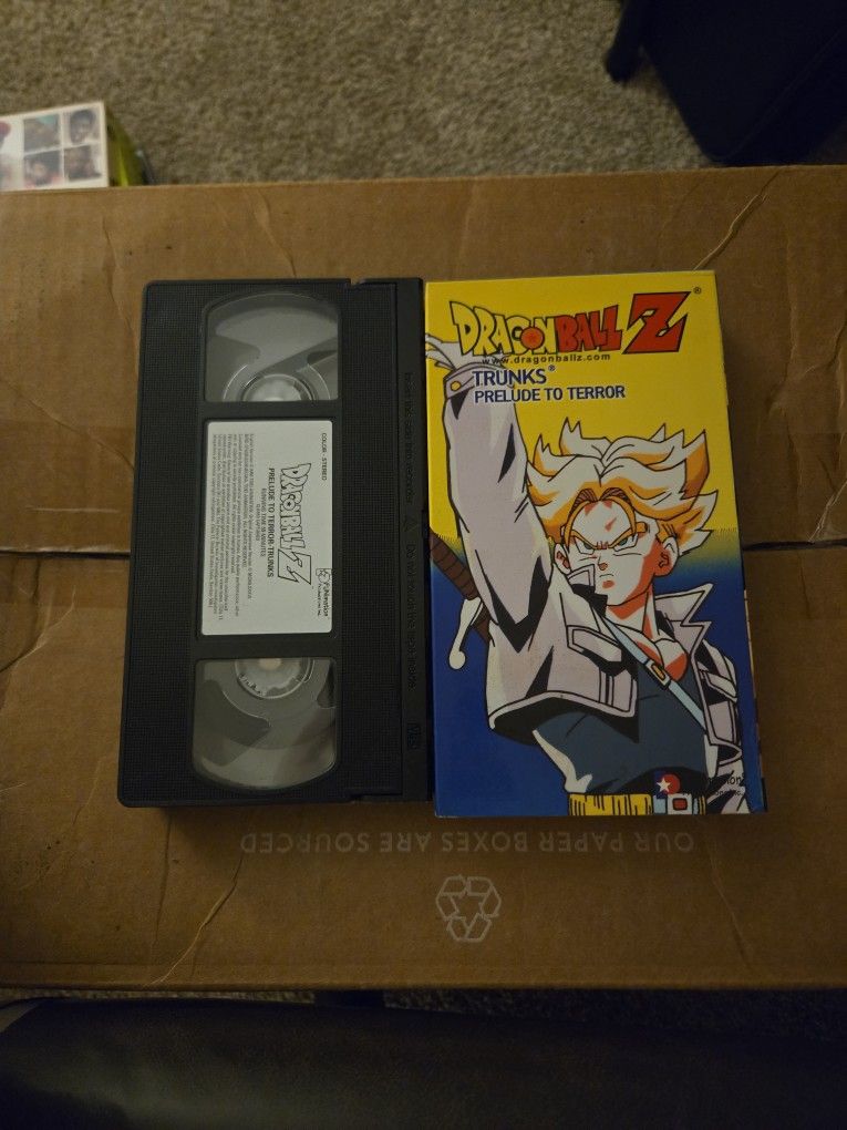 Dragon Ball Z VHS Tape "Trunks - Prelude To Terror"