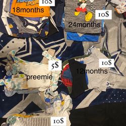 preemie-24 months /every bundle is 10$